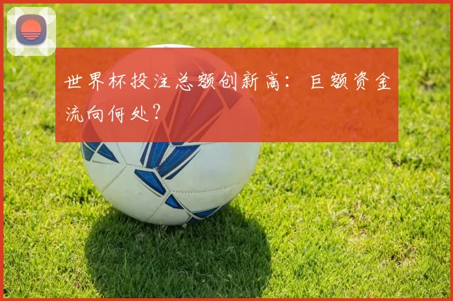 世界杯投注总额创新高:巨额资金流向何处?